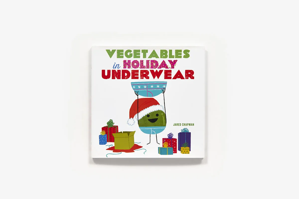Appleseed Vegetables in Holiday Underwear bildebok innbundet jul
