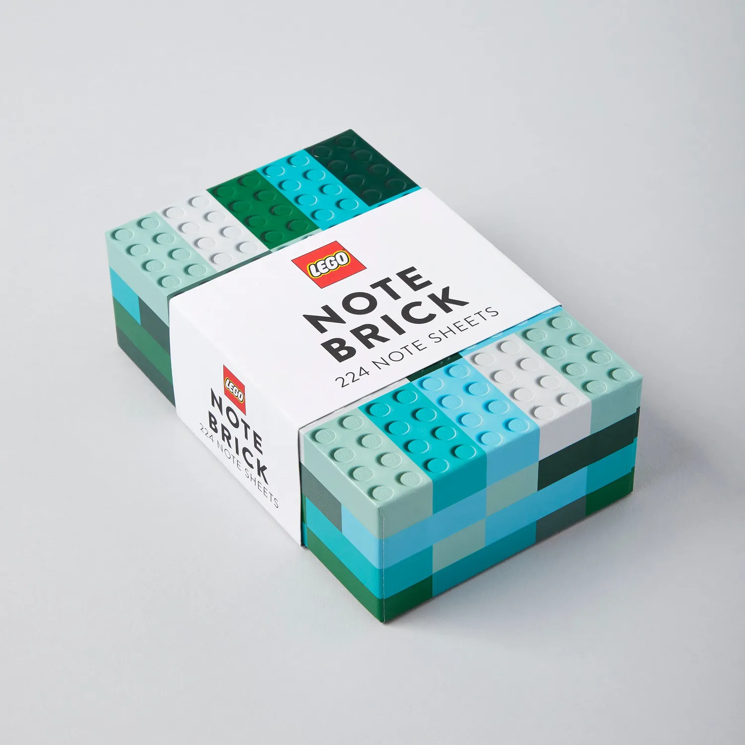 Abrams & Chronicle Books LEGO Note Brick notatblokk blågrønn