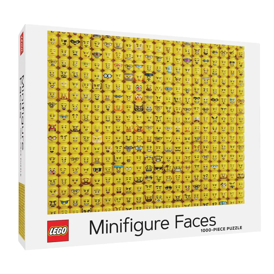 LEGO Minifigure Faces puslespill 1000 brikker familie
