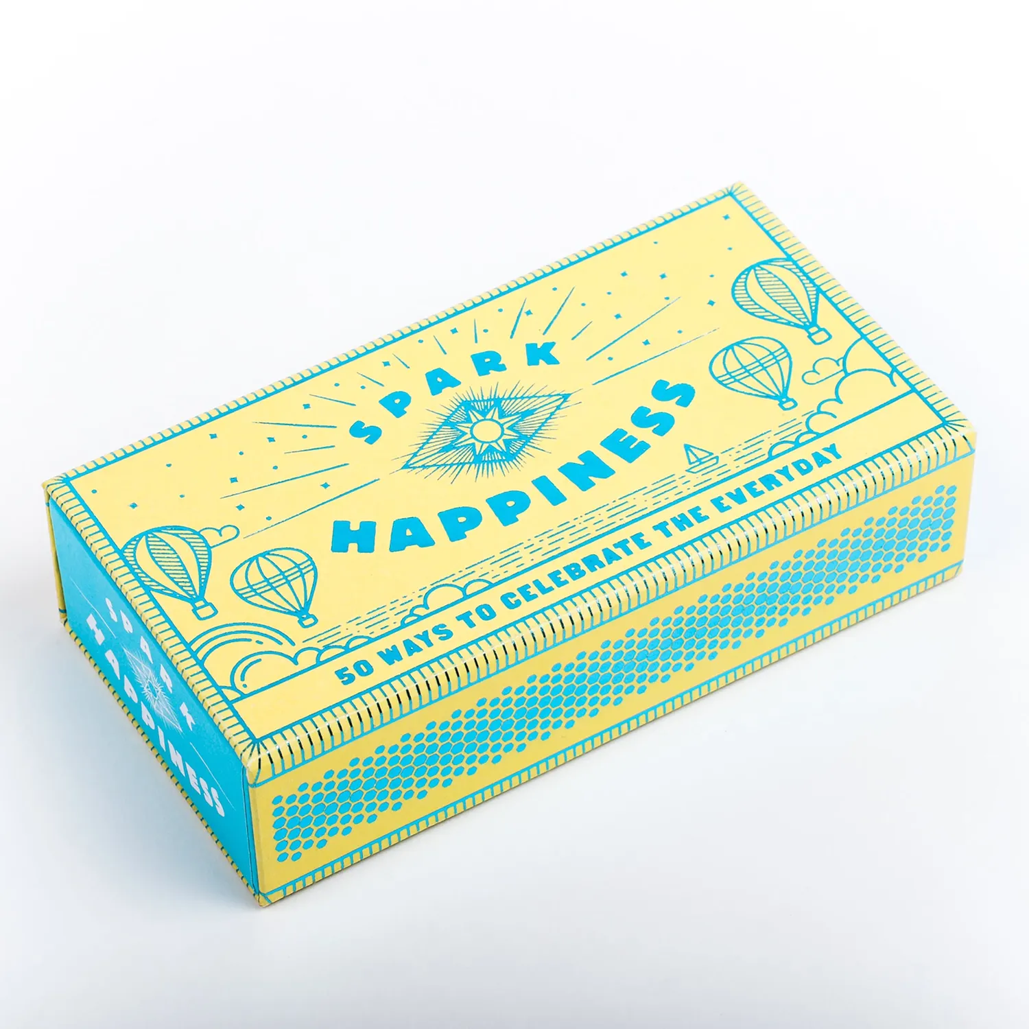 Spark Happiness inspirasjonskort 50 stk gaveeske