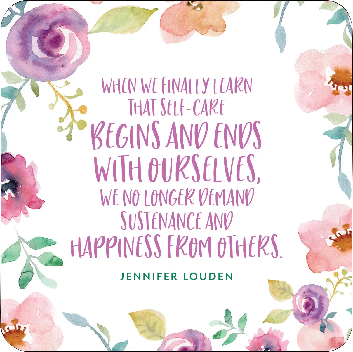 Peter Pauper Press Self-Care Insight Cards inspirasjonskort