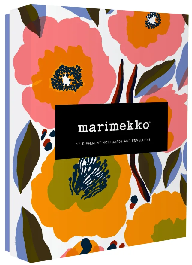 Marimekko Kukka notecards brevkort 16 stk blomster