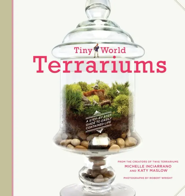 Abrams Tiny World Terrariums bok pocket planter minihage