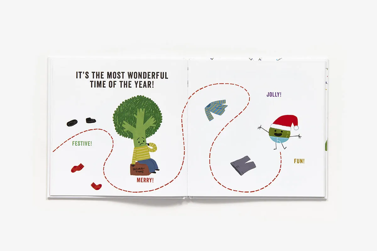 Appleseed Vegetables in Holiday Underwear bildebok innbundet jul