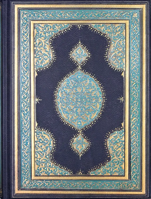 Peter Pauper Press Gilded Calligraphy notatbok linjert gullsnitt