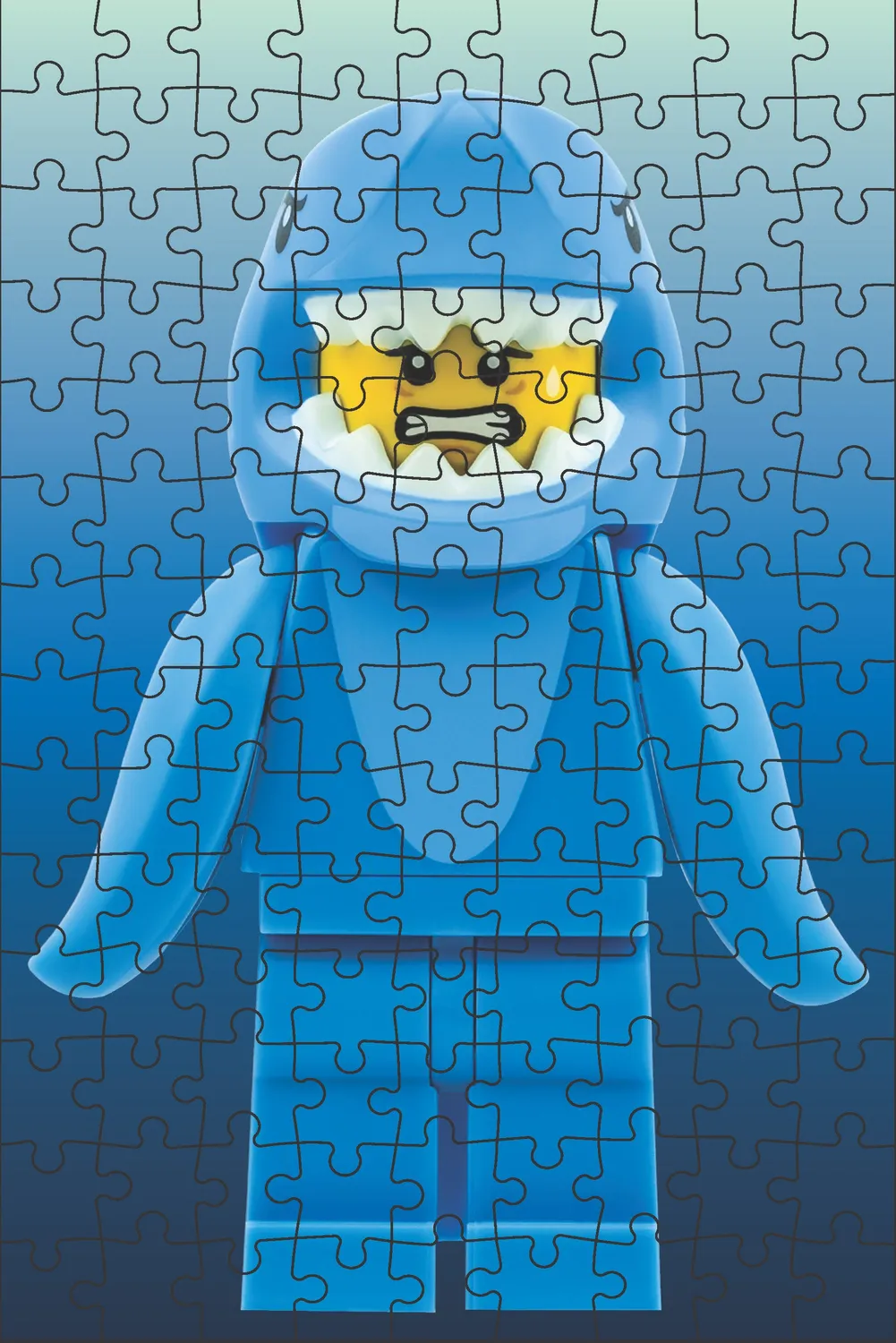 LEGO Mystery Minifigure puslespill rød utgave 12-pakning
