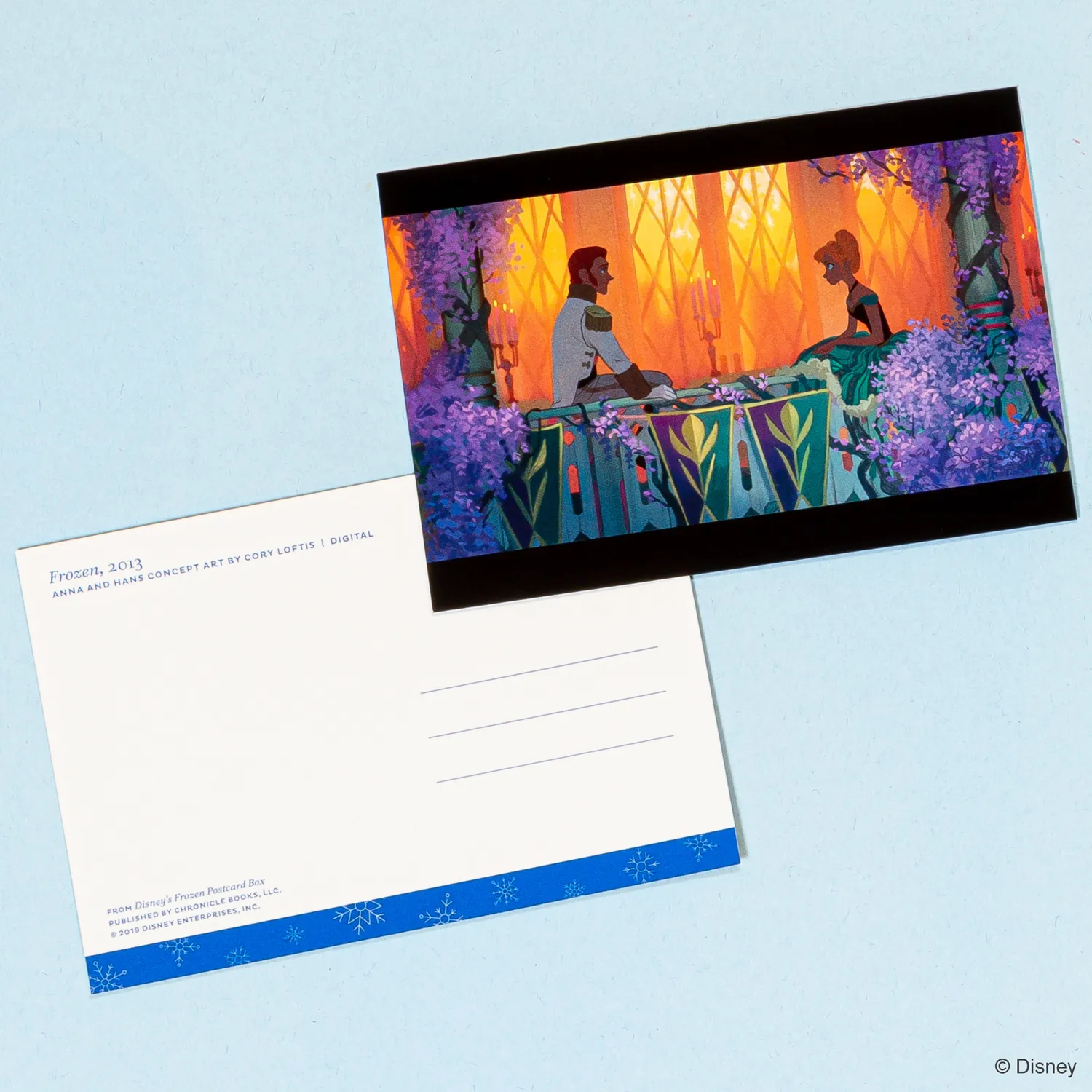 Chronicle Disney Frozen postkortboks 100 konseptkunst