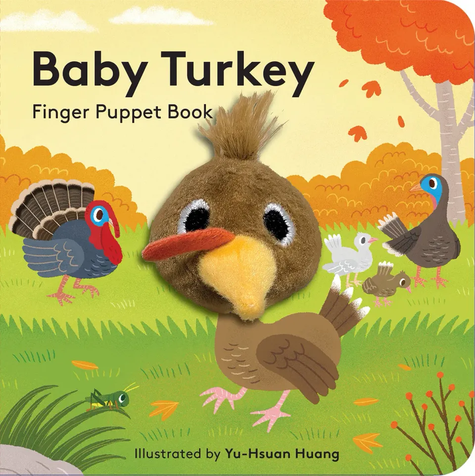 Chronicle Books Baby Turkey fingerdukke kartonbok høst