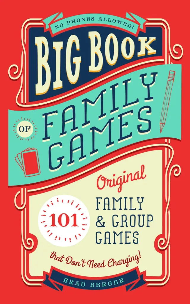 Big Book of Family Games 101 innbundet spillbok
