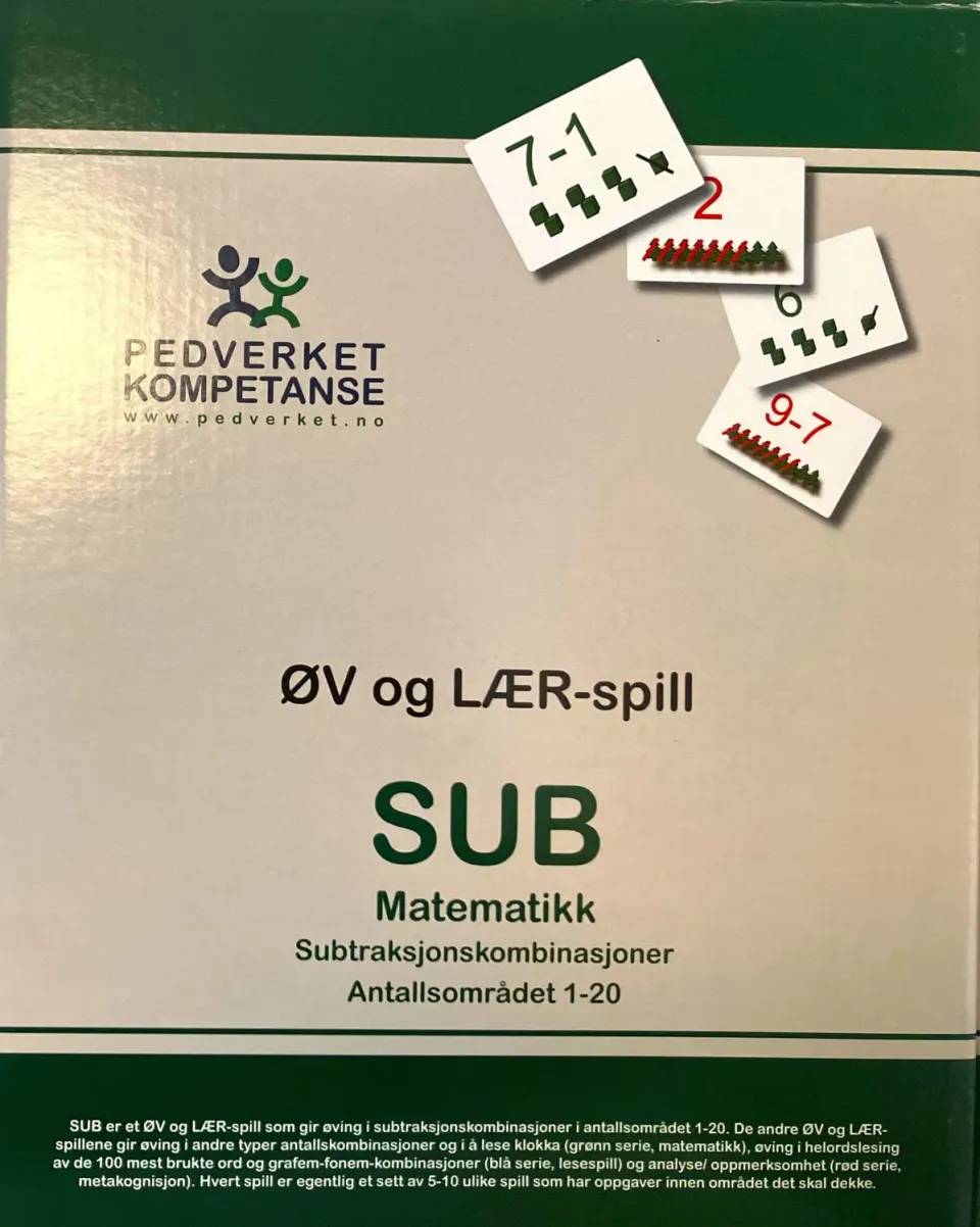 Hogrefe GRUNNLAGET SUB spill subtraksjon lottoformat