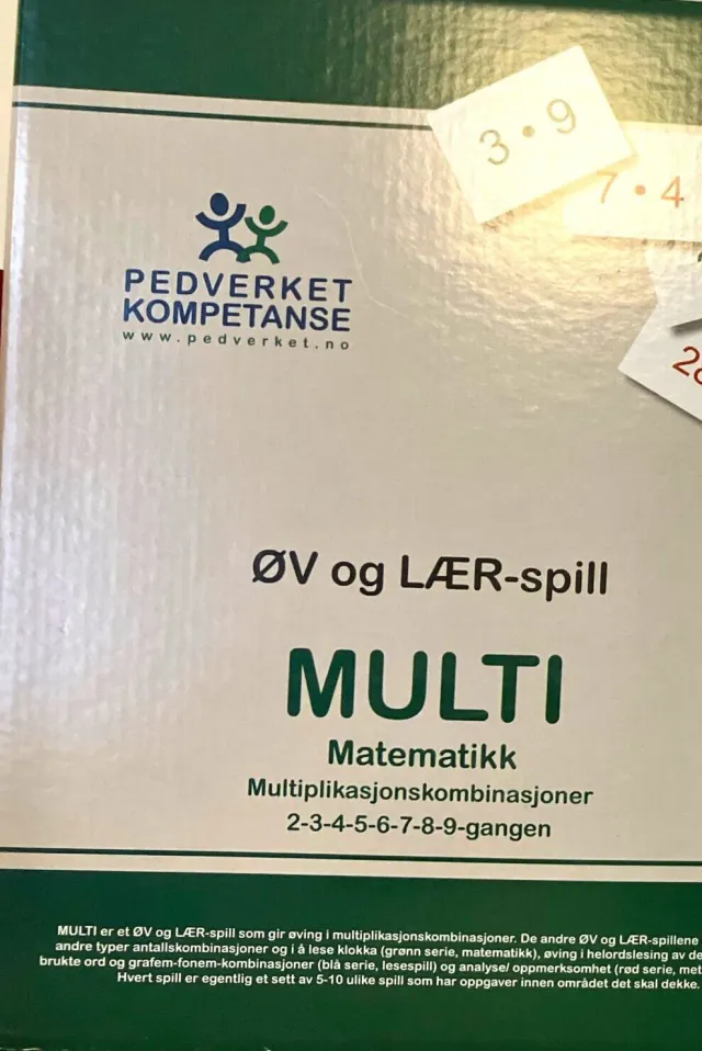 Hogrefe GRUNNLAGET øv og lær MULTI lottospill gangetabell