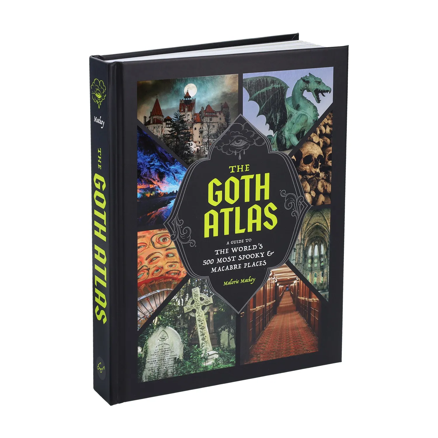 Abrams and Chronicle The Goth Atlas innbundet bok 500 skumle steder