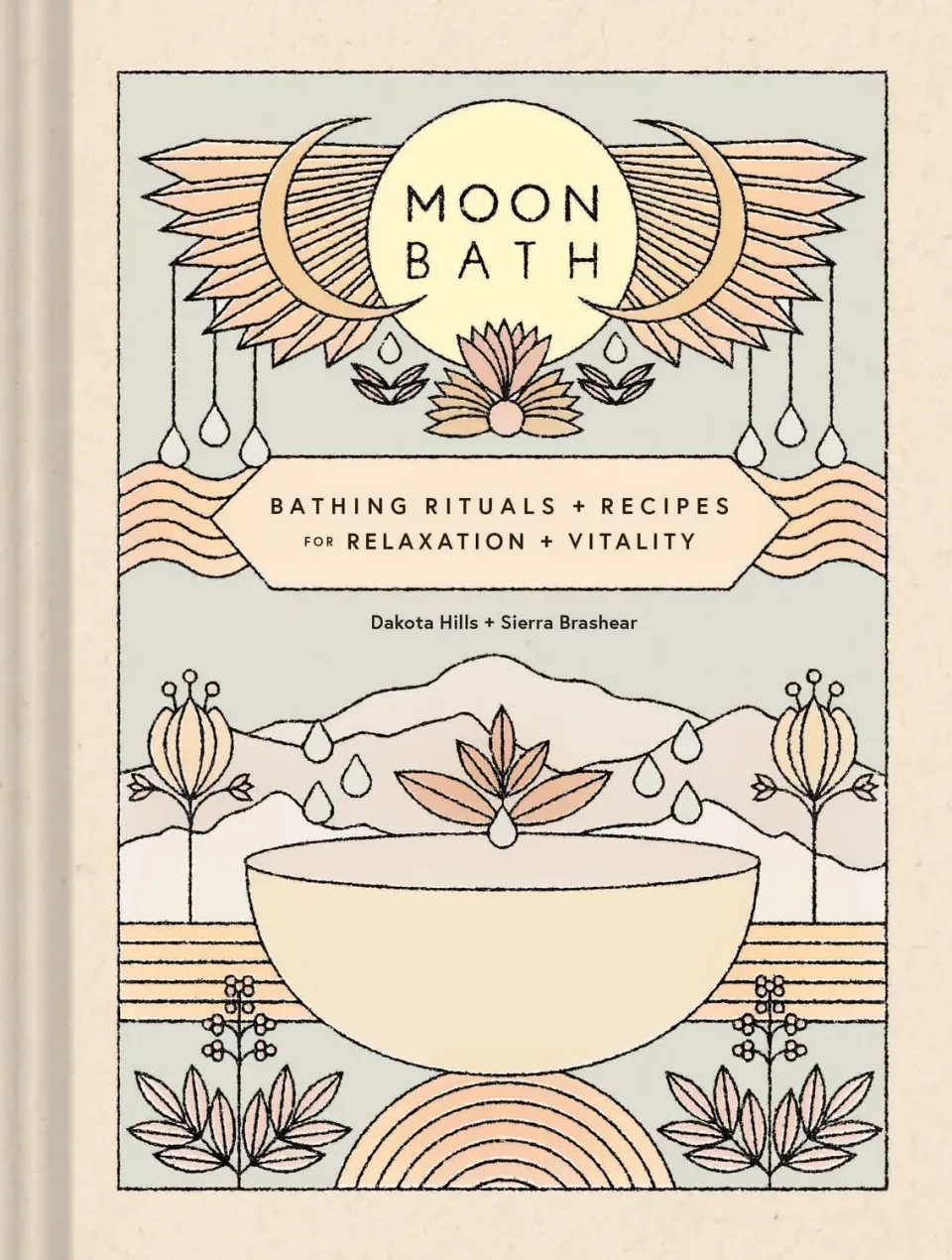 Abrams and Chronicle Moon Bath innbundet bok ritualer
