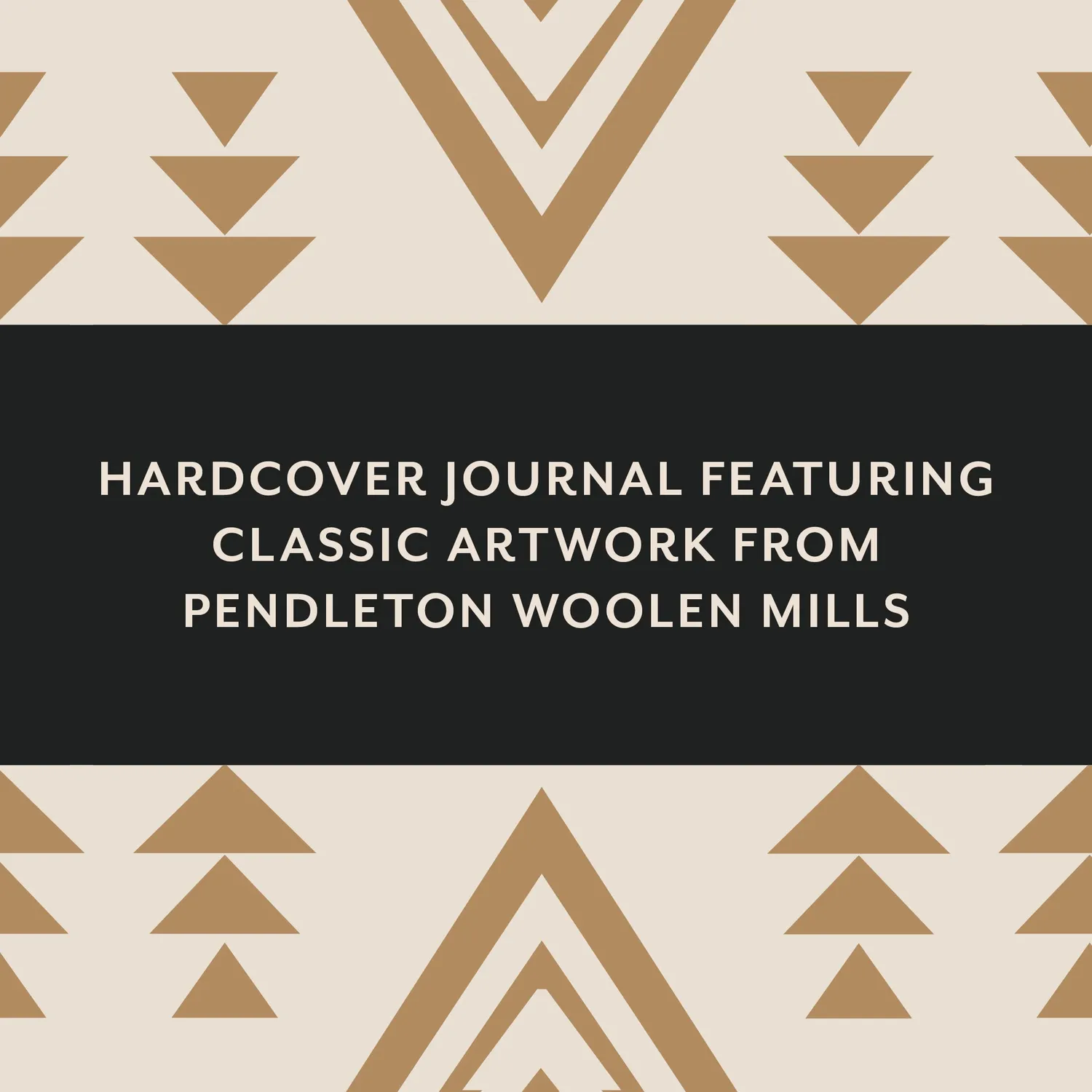 Pendleton Harding Pattern Journal notatbok linjert 6x8