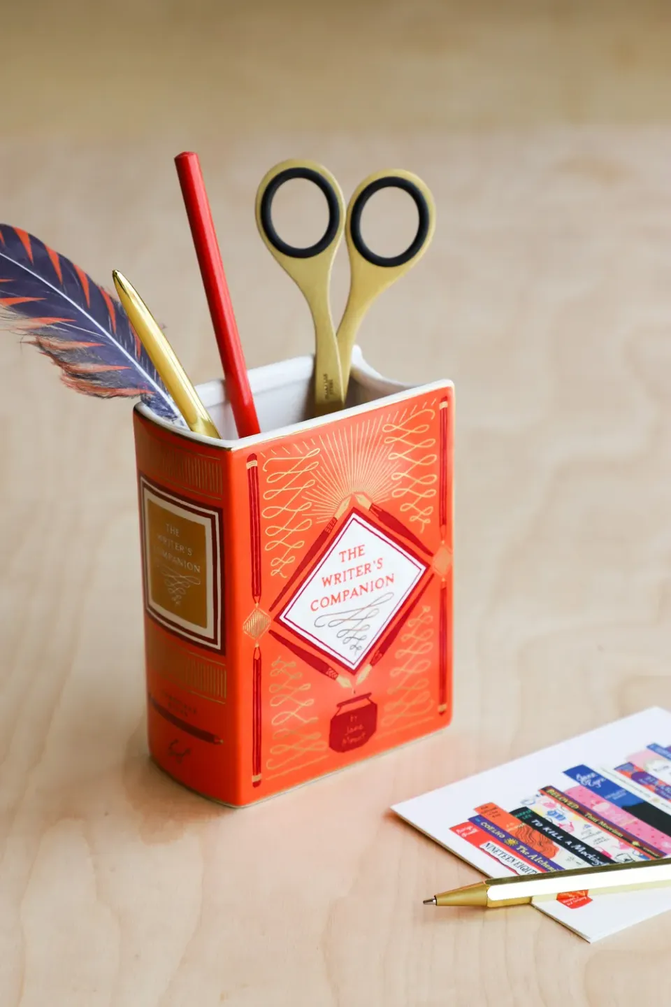 Bibliophile The Writer's Companion keramikkvase til penner
