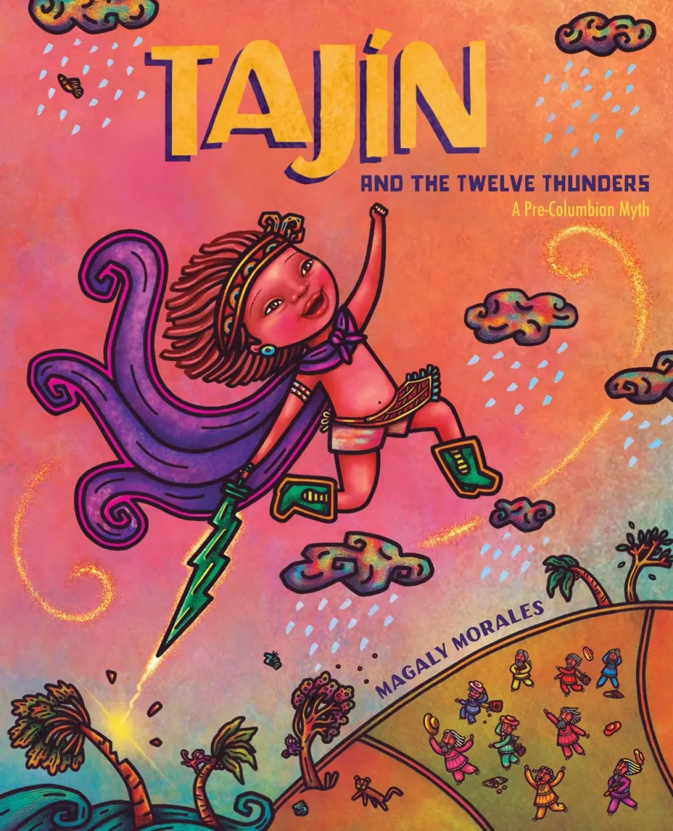 Abrams Tajín and the Twelve Thunders bildebok innbundet meksikansk myte