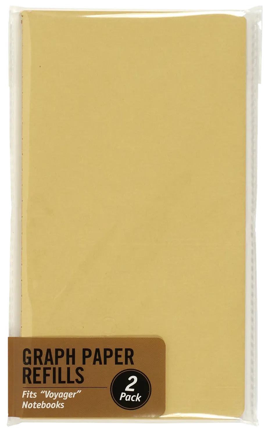 Peter Pauper Press Voyager Notebook Graph Paper Refills ruteark 2-pk