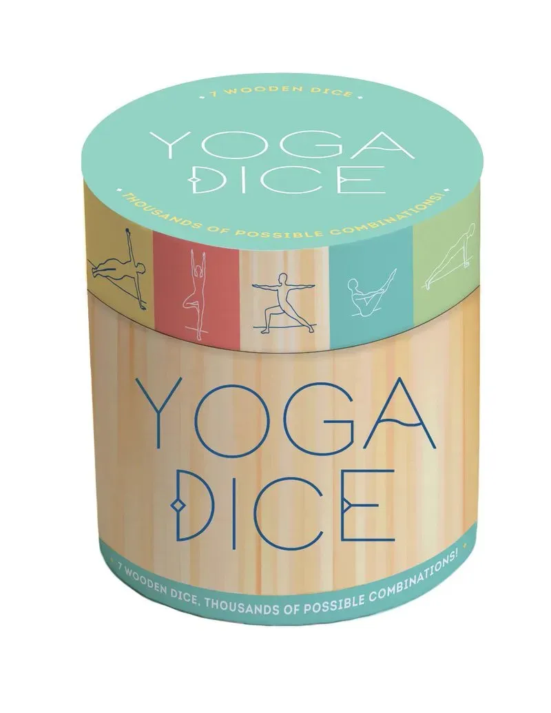 Chronicle Books Yoga Dice spill treterninger 7 stk chakra