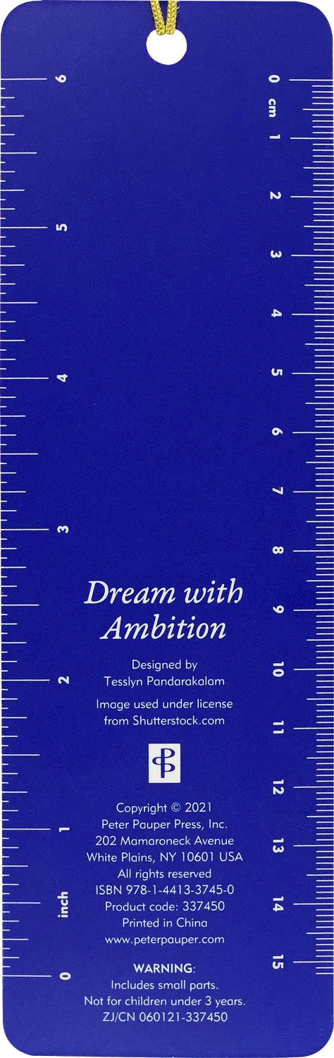 Peter Pauper Press Dream with Ambition bokmerke med dusk