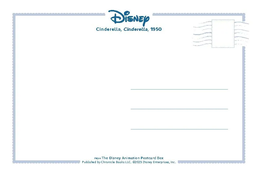 Abrams & Chronicle Books Disney Animation Postcard Box postkort 100 samler