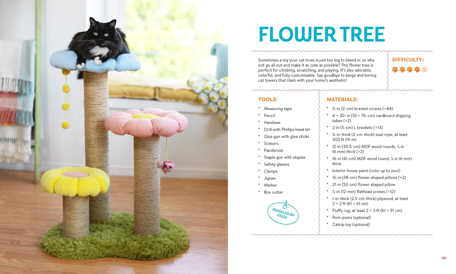 Abrams Crafting for Your Cat innbundet hobbybok katt