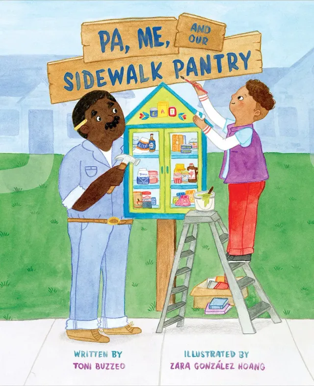 Toni Buzzeo Pa, Me, and Our Sidewalk Pantry bildebok innbundet