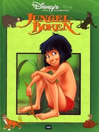 Bokia Jungelboken innbundet billedbok akseptabel brukt