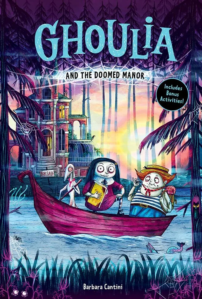 Amulet Books Ghoulia and the Doomed Manor bok 4 innbundet barnebok