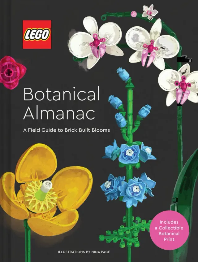 LEGO Botanical Almanac innbundet blomsterbok gave