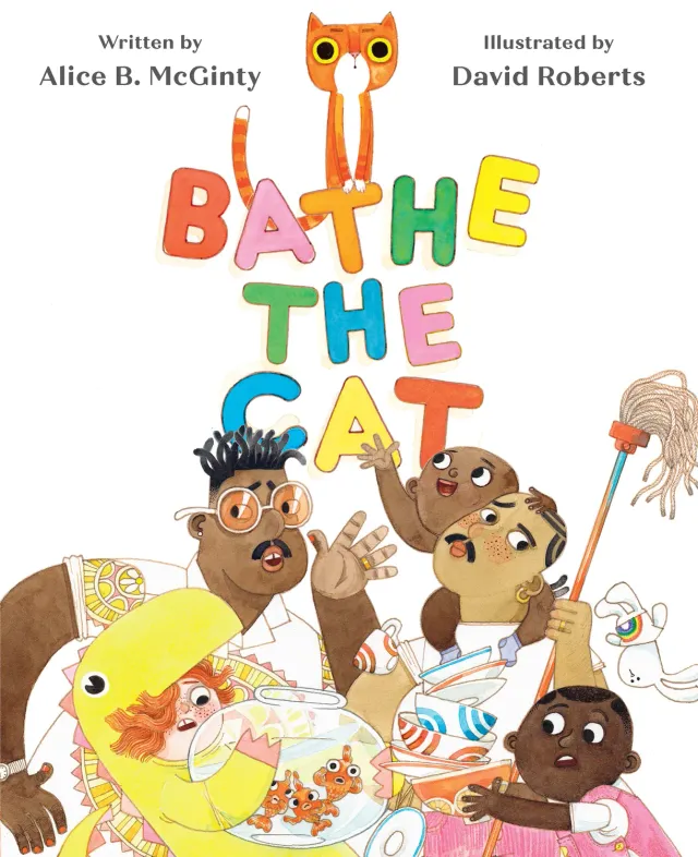 Abrams Bathe the Cat innbundet bildebok rim 3-5 år
