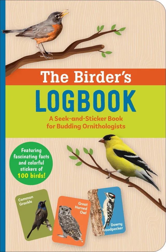 Peter Pauper Press Birder's Logbook klistremerkebok fugl