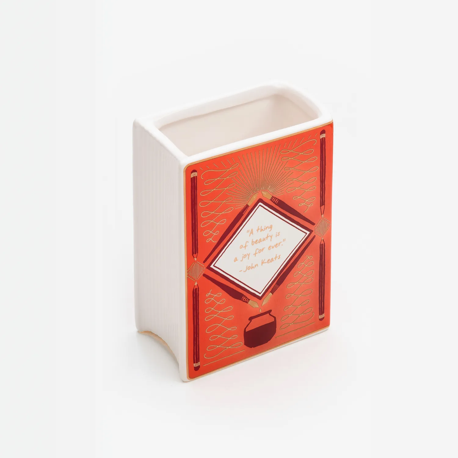 Bibliophile The Writer's Companion keramikkvase til penner