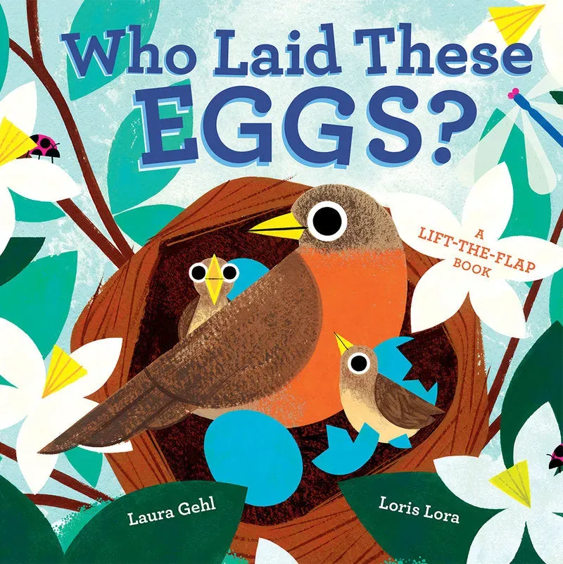 Abrams Appleseed Who Laid These Eggs? pekebok med klaffer