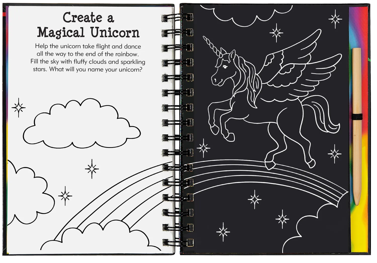 Peter Pauper Press Scratch and Sketch Sparkle skrapebok barn