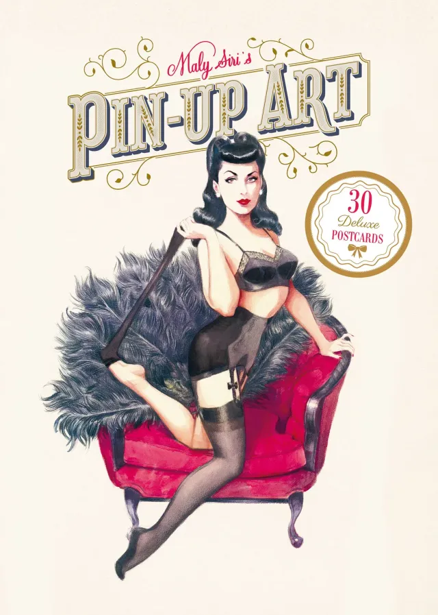 Pin-Up 30 Deluxe Post Card Set postkort 30 stk vintage 30-50-tallet