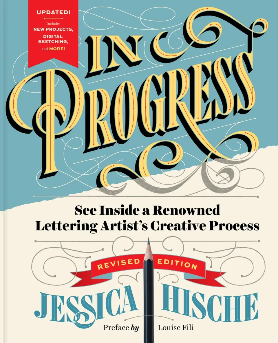 Abrams In Progress Revised Edition innbundet bok lettering
