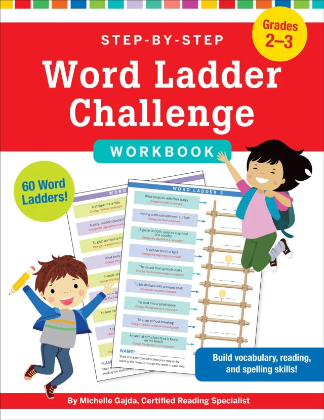 Step-by-Step Word Ladder Workbook 2-3 klasse engelsk 60 stk