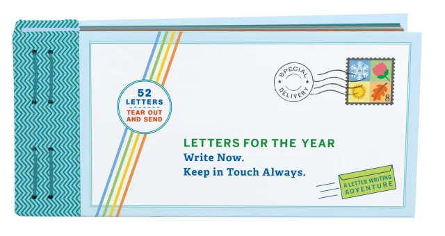 Letters for the Year brevpapir 52 brev klistremerker