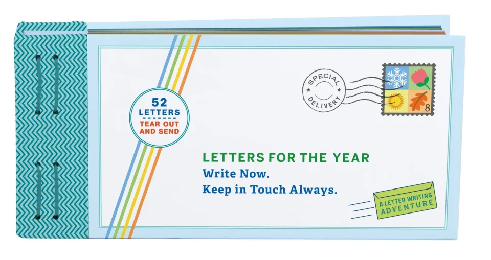 Chronicle Books Letters for the Year skrivesett 52 brev klistremerker