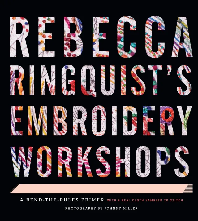 Abrams Rebecca Ringquist Embroidery Workshops broderibok innbundet