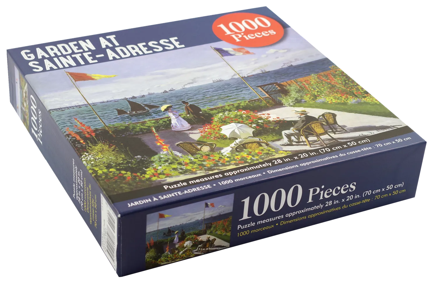 Peter Pauper Press Garden at Sainte-Adresse puslespill 1000 brikker Monet