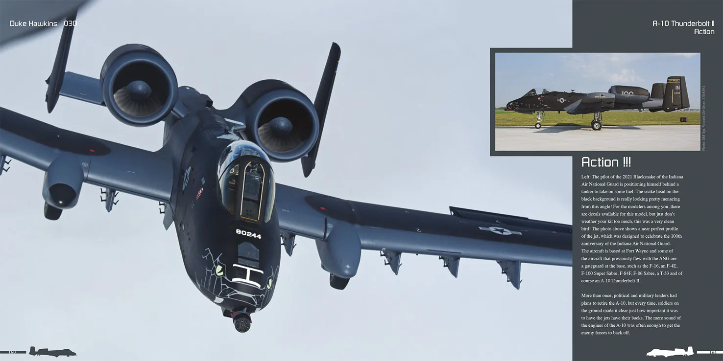 Duke Hawkins Fairchild A-10 Thunderbolt II bok 180 sider