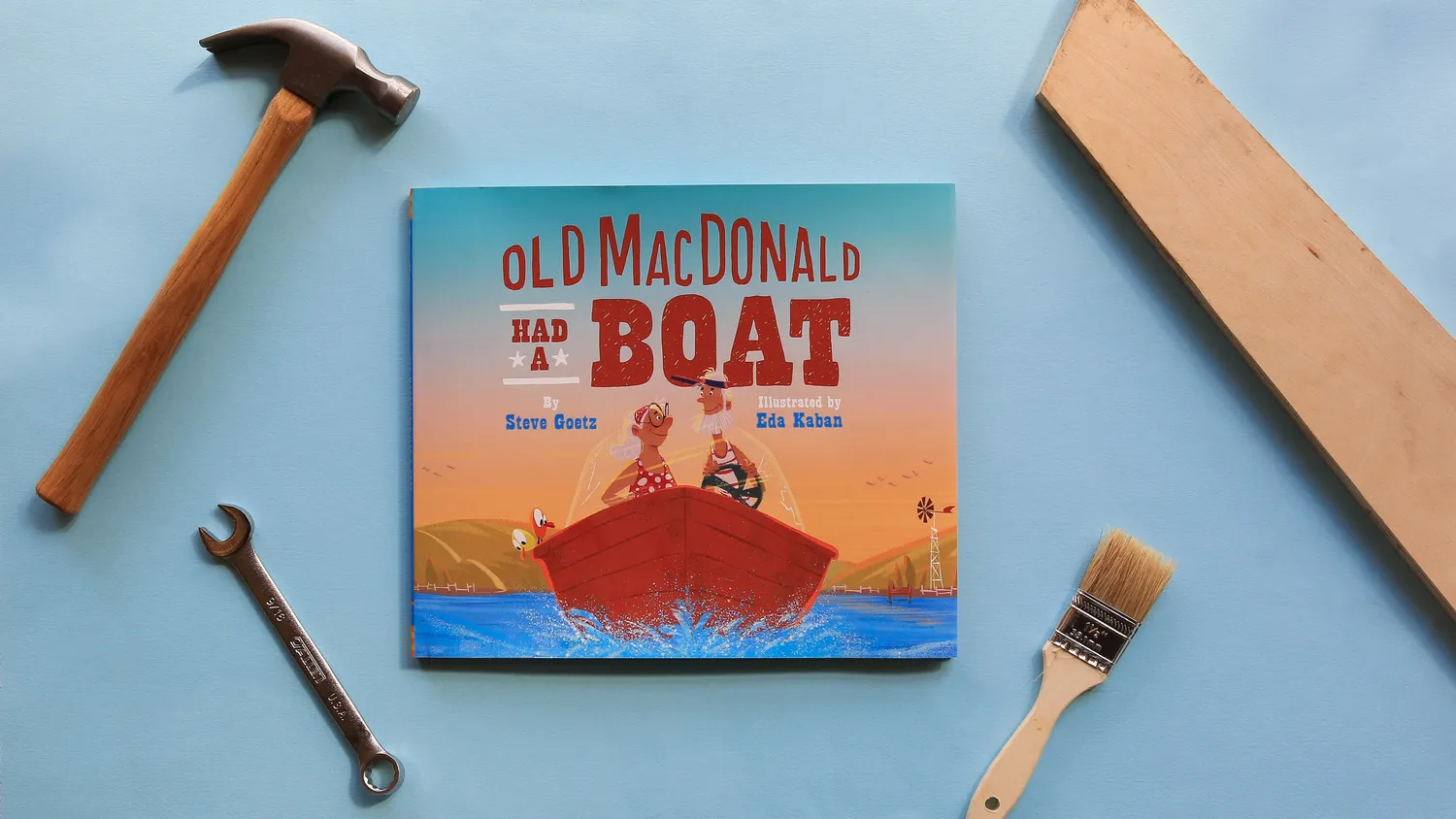 Chronicle Books Old MacDonald Had a Boat innbundet bildebok