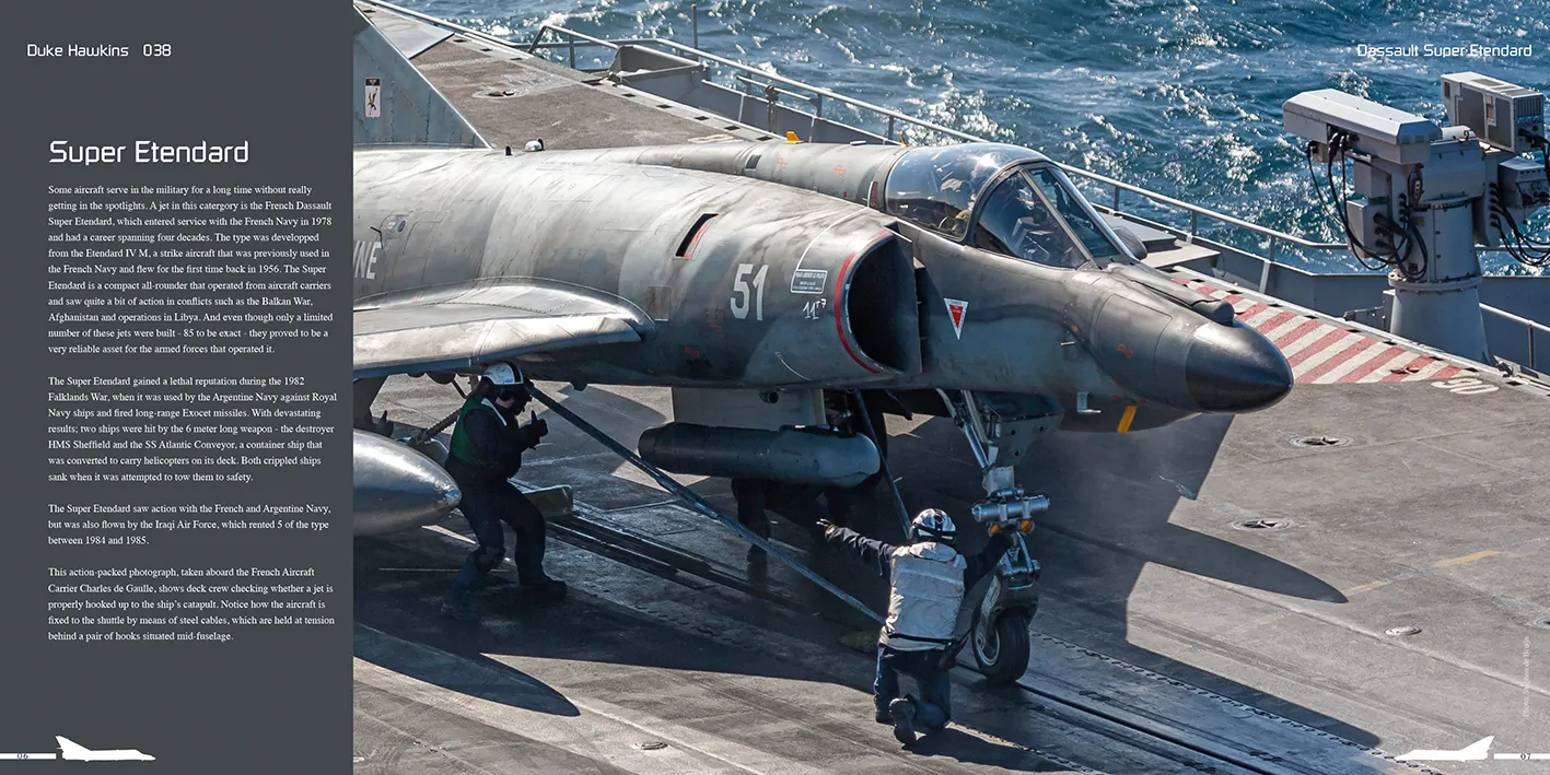 Duke Hawkins Dassault Super Etendard bok 116 sider marinefly