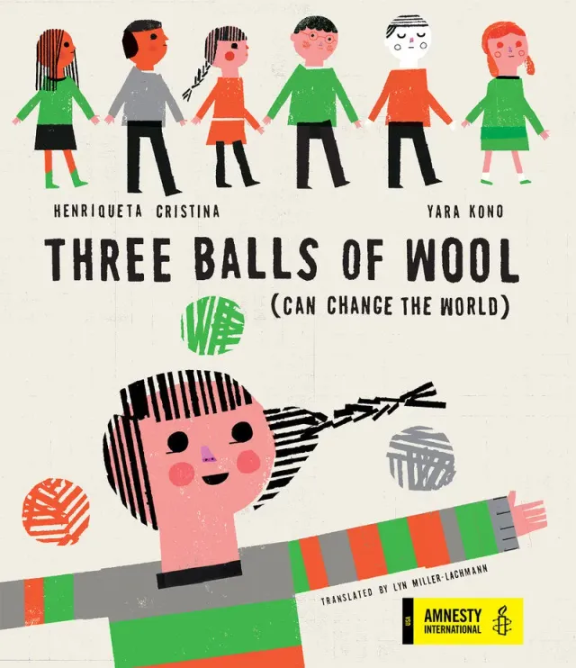 Abrams Three Balls of Wool barnebok innbundet flytting