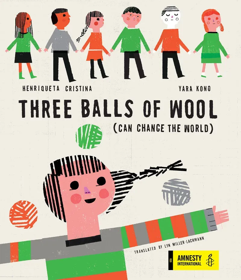 Abrams Three Balls of Wool barnebok innbundet flytting