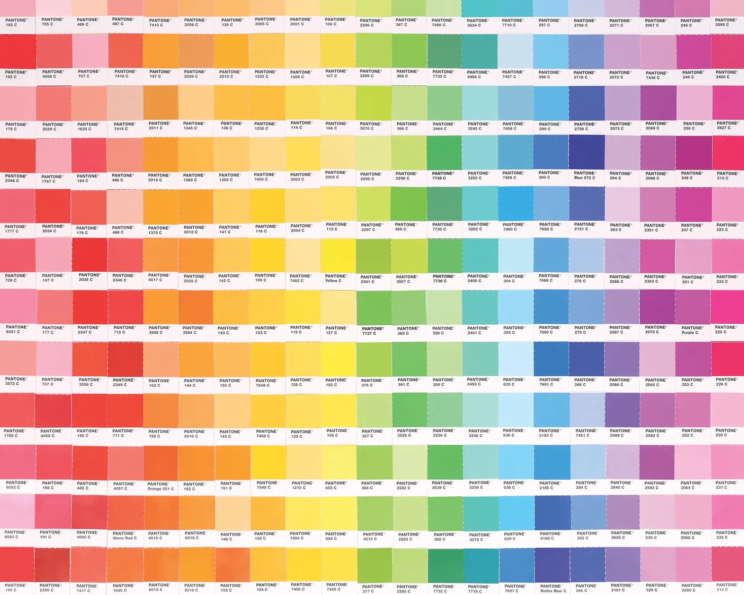 Pantone Color Spectrum puslespill 1000 brikker