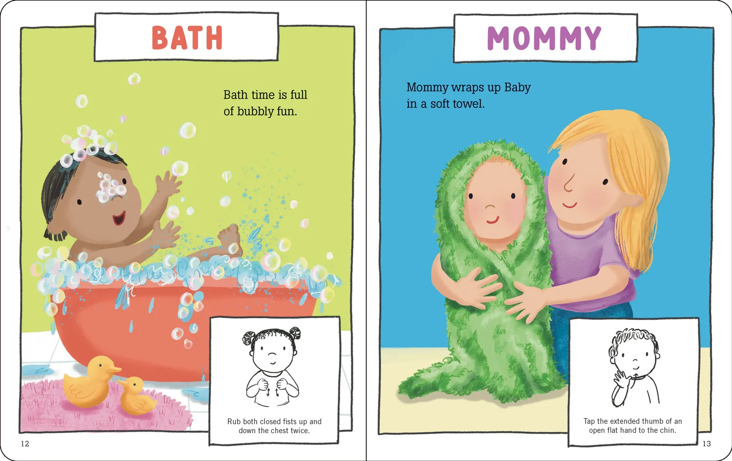 Peter Pauper Press My First Baby Signs pekebok 0-3 år