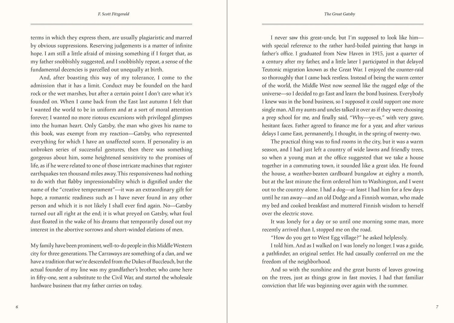 Peter Pauper Press The Great Gatsby bok innbundet gave