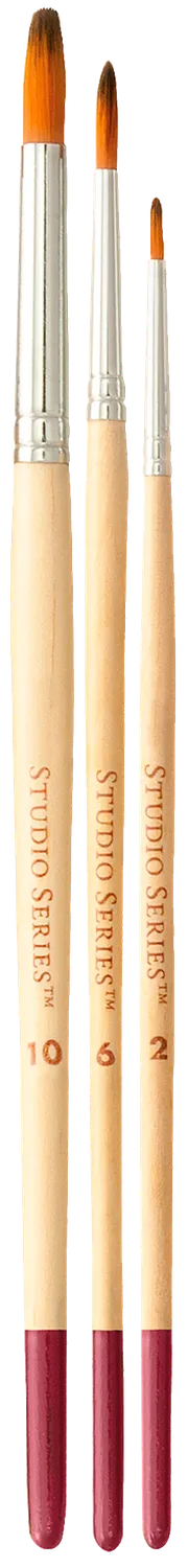 Peter Pauper Press Studio Series Artist Paintbrush penselsett 12 stk
